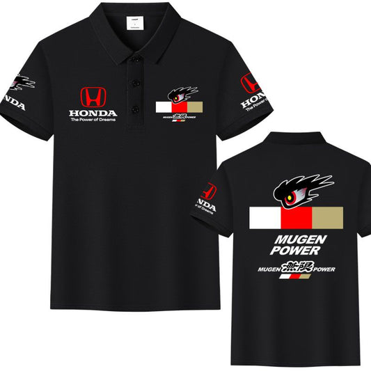 「tops」racing チーム クラブ ロゴプリント 半袖Tシャツ 全4色-YS9199