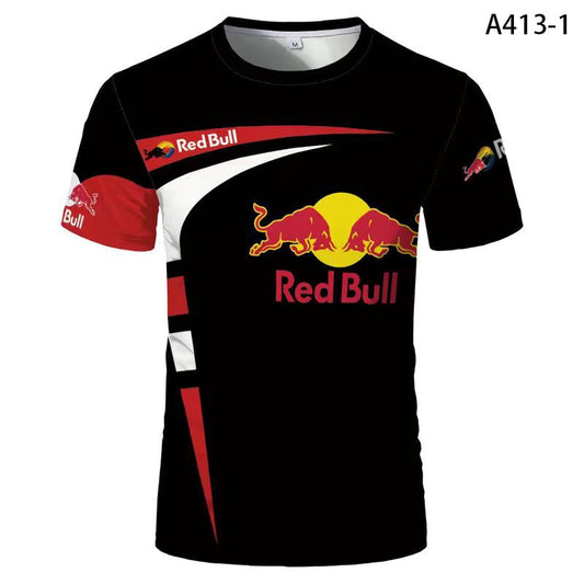 「tops」Red Bull racing チーム クラブ ロゴプリント 全7デザイン レーシングスーツ Tシャツ半袖 YS9142