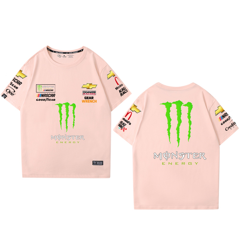 「tops」racing チーム クラブ ロゴプリント 半袖Tシャツ全6色-YS9229