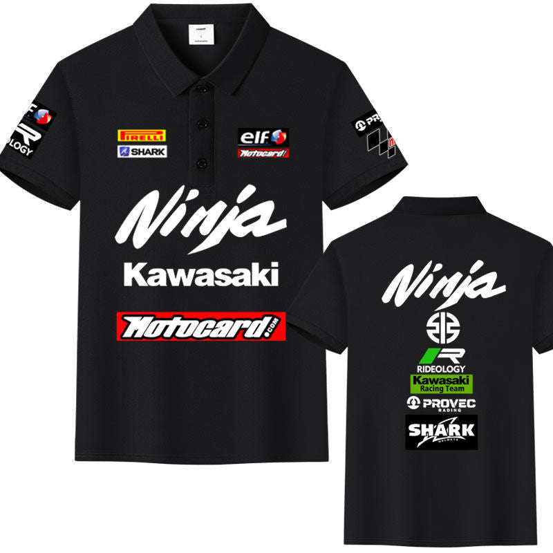 「tops」racing チーム クラブ ロゴプリント 半袖Tシャツ 全4色-YS9201