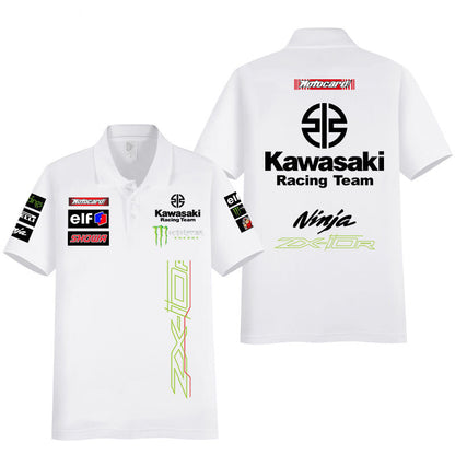 「tops」racing チーム クラブ ロゴプリント 半袖Tシャツト全7色-YS9178