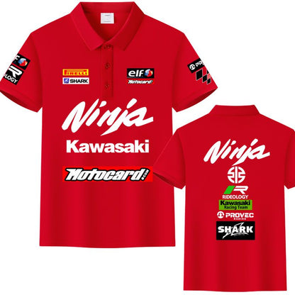 「tops」racing チーム クラブ ロゴプリント 半袖Tシャツ 全4色-YS9201