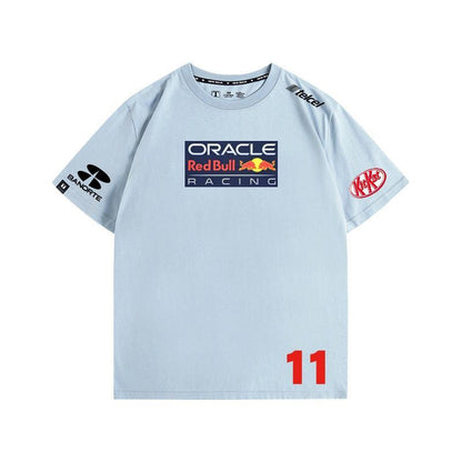 「tops」racing チーム クラブ ロゴプリント 半袖Tシャツト全8色-YS9167