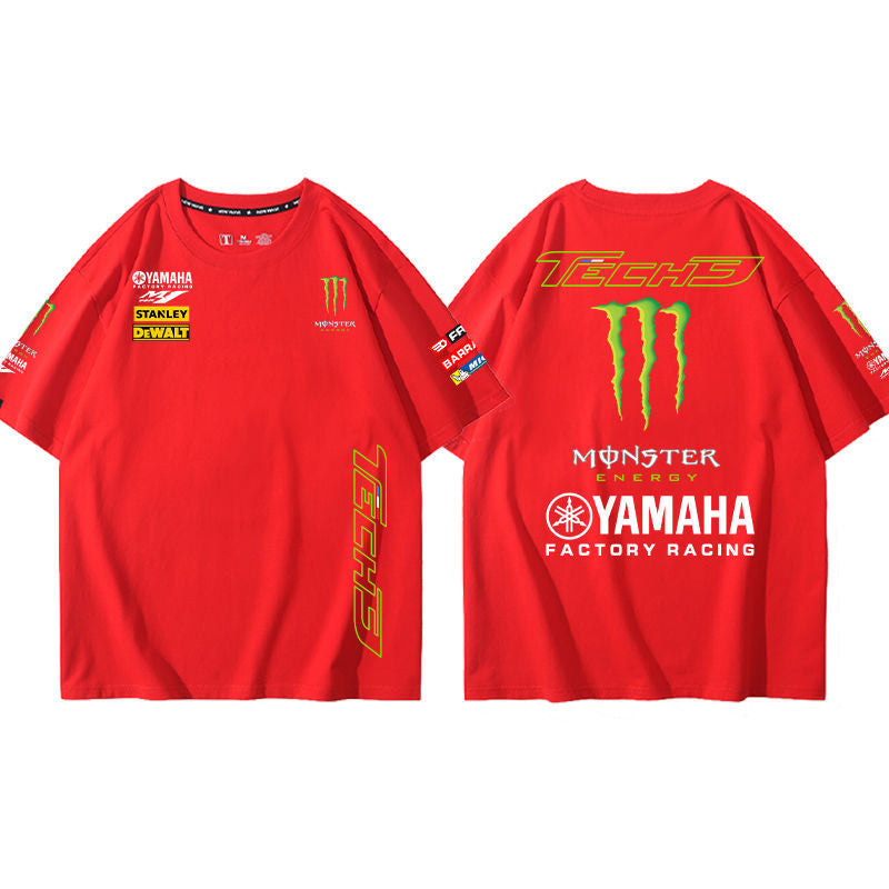 「tops」racing チーム クラブ ロゴプリント 半袖Tシャツ 6色YS9149