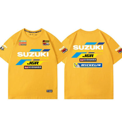 「tops」racing チーム クラブ ロゴプリント 半袖Tシャツ全6色-YS9246