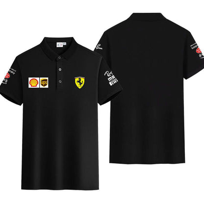 「tops」racing チーム クラブ ロゴプリント レーシングスーツ半袖Tシャツ6色YS9143