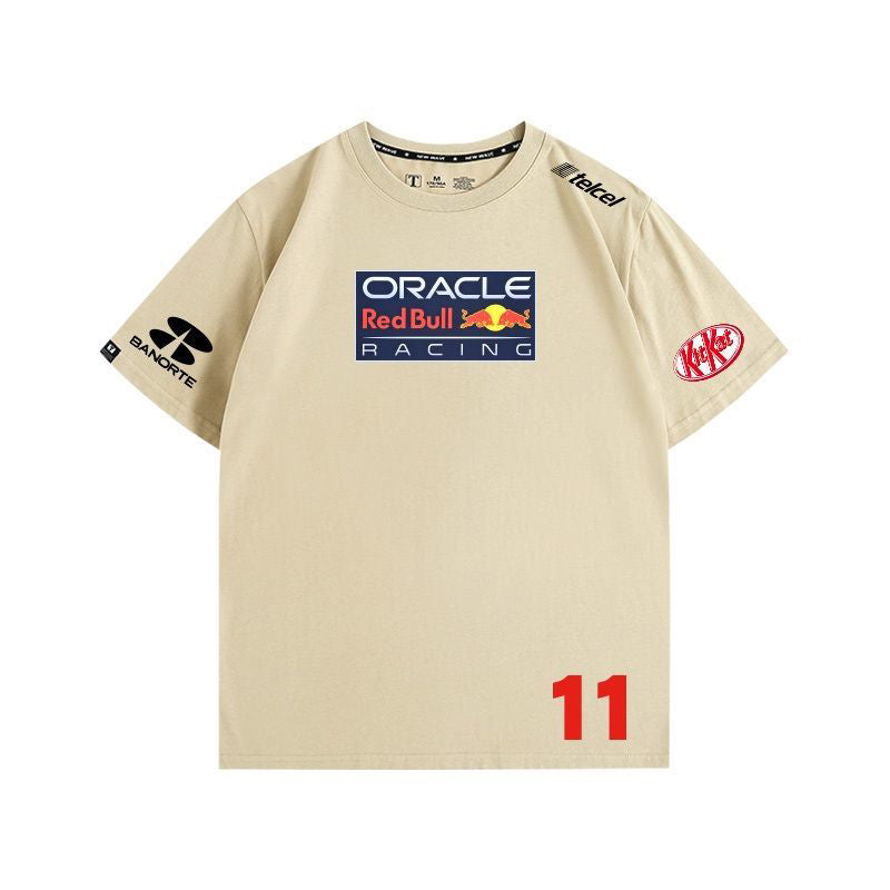 「tops」racing チーム クラブ ロゴプリント 半袖Tシャツト全8色-YS9167