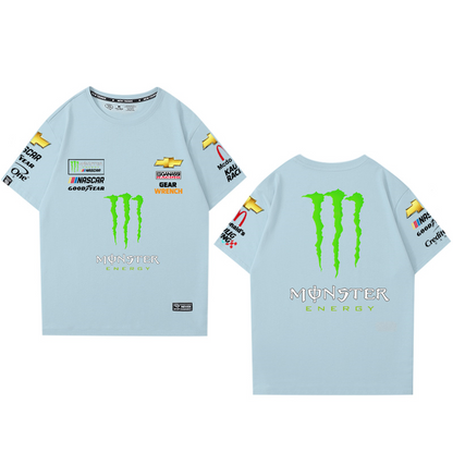 「tops」racing チーム クラブ ロゴプリント 半袖Tシャツ全6色-YS9229