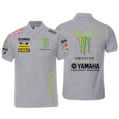 「tops」racing チーム クラブ ロゴプリント 半袖Tシャツ全7色-YS9163