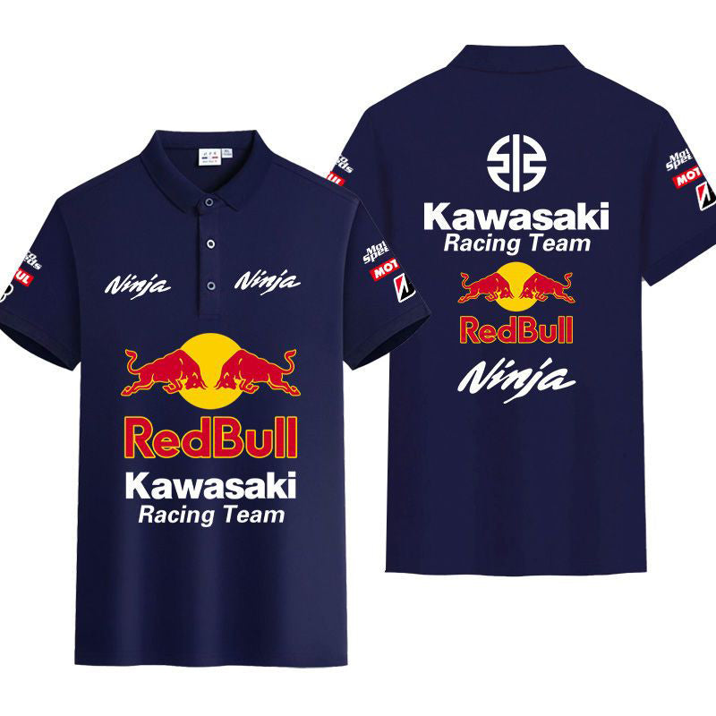 「tops」racing チーム クラブ ロゴプリント 半袖Tシャツ全6色-YS9174