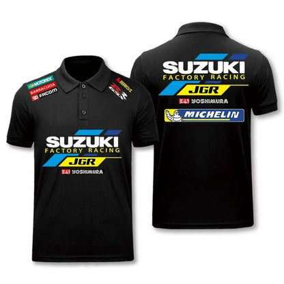 「tops」racing チーム クラブ ロゴプリント 半袖Tシャツト全5色-YS9254