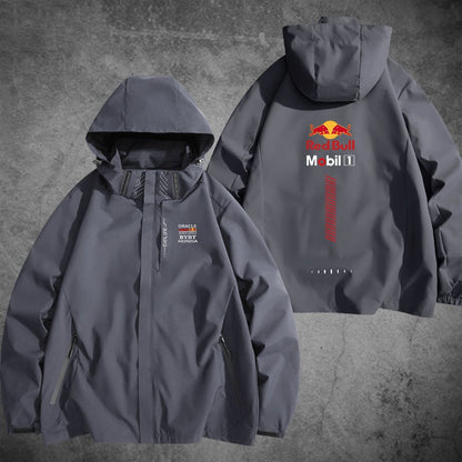 「outer」Red Bull racing チーム  冬服 防寒 暖かい  脱着可能ボアライナー付き 撥水加工 全4色 3way マウンテンジャケットYS9527