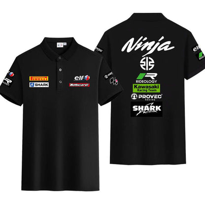 「tops」racing チーム クラブ ロゴプリント 半袖Tシャツ 6色YS9156