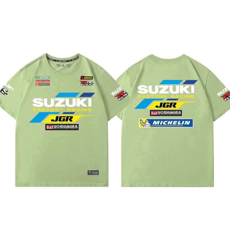 「tops」racing チーム クラブ ロゴプリント 半袖Tシャツ 全6色-YS9231