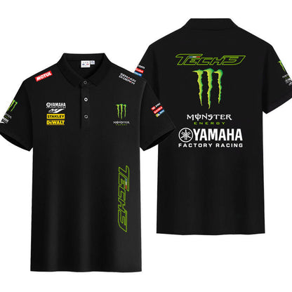 「tops」racing チーム クラブ ロゴプリント 半袖Tシャツ全6色-YS9193