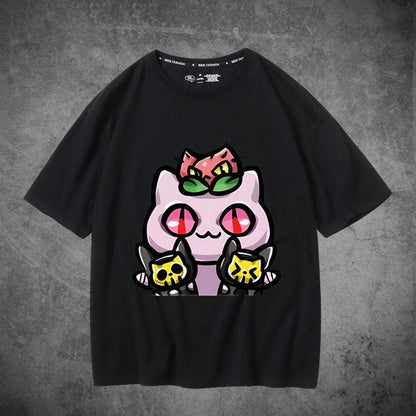 「tops」JOJO Killer Queen 漫画プリント 半袖Ｔシャツ 6色YS8479