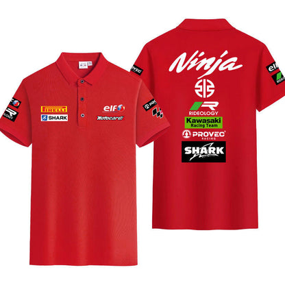 「tops」racing チーム クラブ ロゴプリント 半袖Tシャツ 6色YS9156