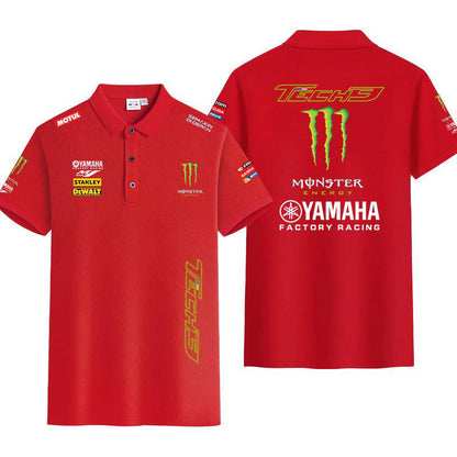 「tops」racing チーム クラブ ロゴプリント 半袖Tシャツ全6色-YS9193