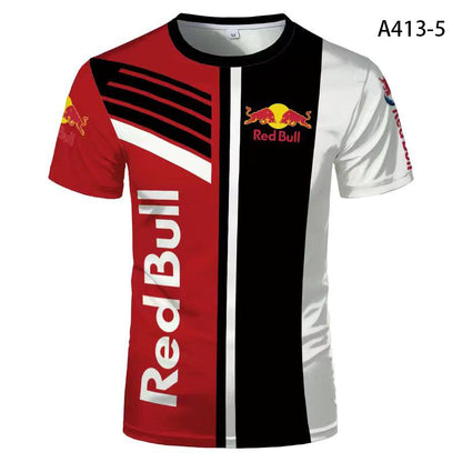 「tops」Red Bull racing チーム クラブ ロゴプリント 全7デザイン レーシングスーツ Tシャツ半袖 YS9142