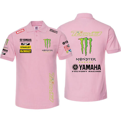 「tops」racing チーム クラブ ロゴプリント 半袖Tシャツ全7色-YS9163