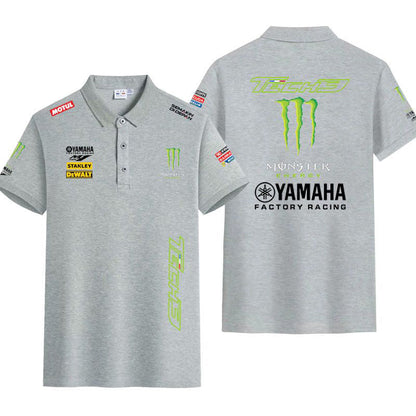 「tops」racing チーム クラブ ロゴプリント 半袖Tシャツ全6色-YS9194