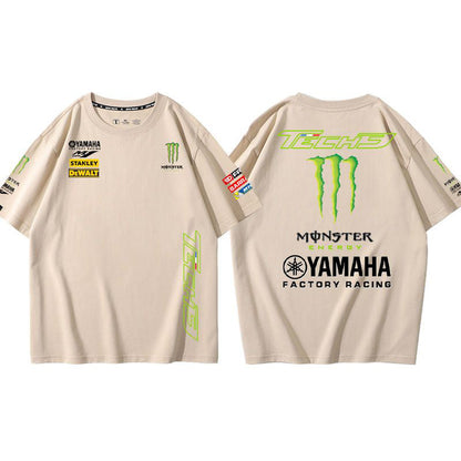 「tops」racing チーム クラブ ロゴプリント 半袖Tシャツ 6色YS9149