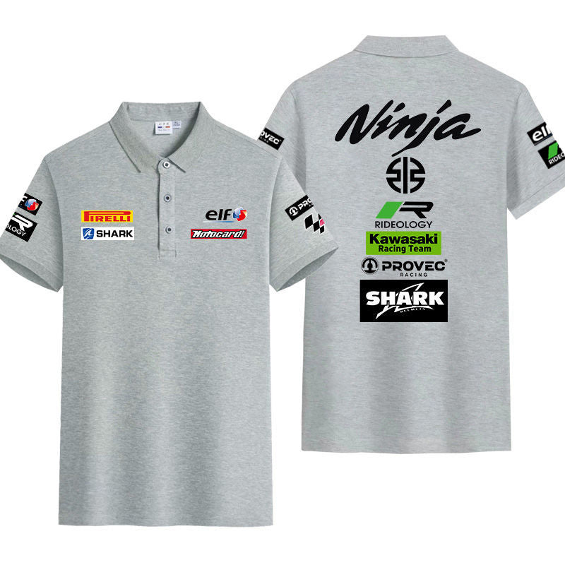 「tops」racing チーム クラブ ロゴプリント 半袖Tシャツ 6色YS9156