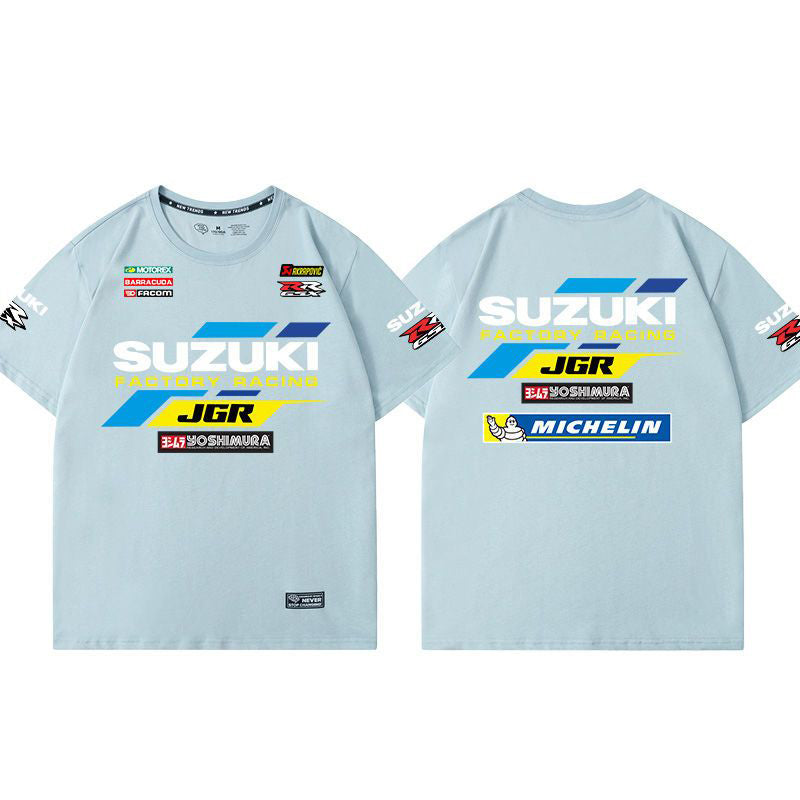 「tops」racing チーム クラブ ロゴプリント 半袖Tシャツ 全6色-YS9231