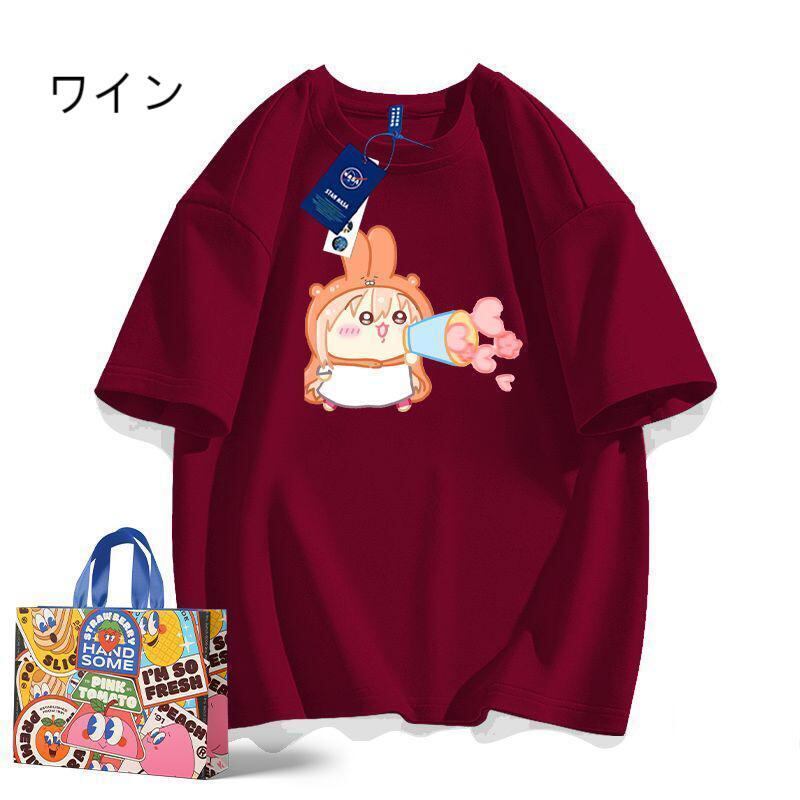 「tops」ちいかわ うまるちゃん プリント 男女兼用 半袖Ｔシャツ 6色YS8534