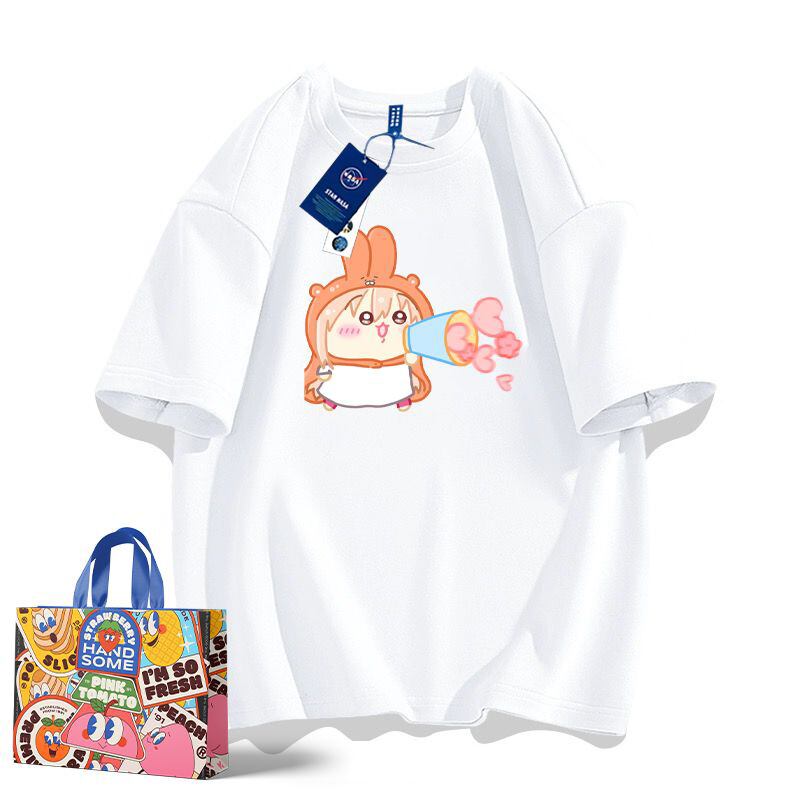 「tops」ちいかわ うまるちゃん プリント 男女兼用 半袖Ｔシャツ 6色YS8534