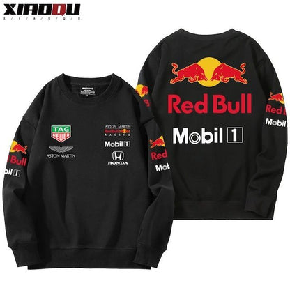 【裏起毛あり】「tops」Red Bull racing チーム  個性派 ロゴプリント スウェット（ 男女兼用）YS8973