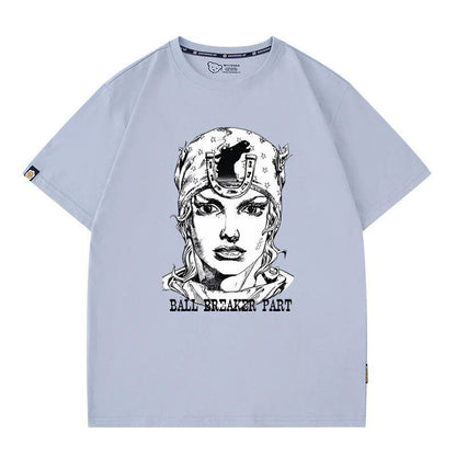 「tops」JOJO キャラクター プリント 男女兼用 半袖Tシャツ 7色YS8370