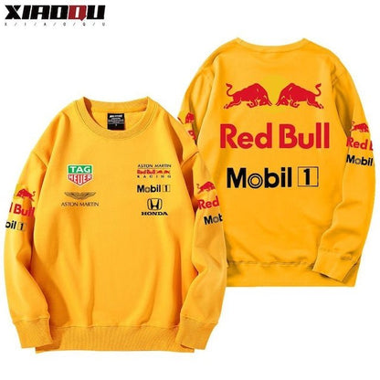 【裏起毛あり】「tops」Red Bull racing チーム  個性派 ロゴプリント スウェット（ 男女兼用）YS8973