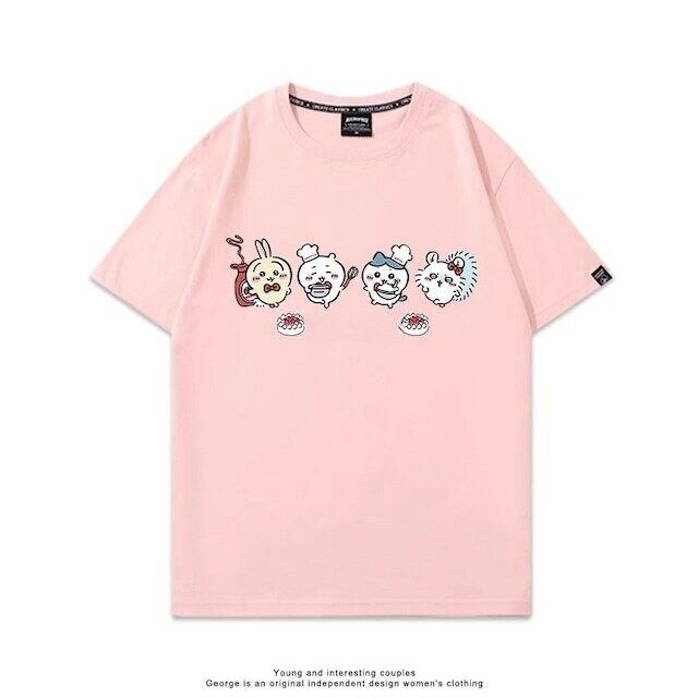 「tops」ちいかわ プリント 男女兼用 半袖Ｔシャツ 7色YS8313