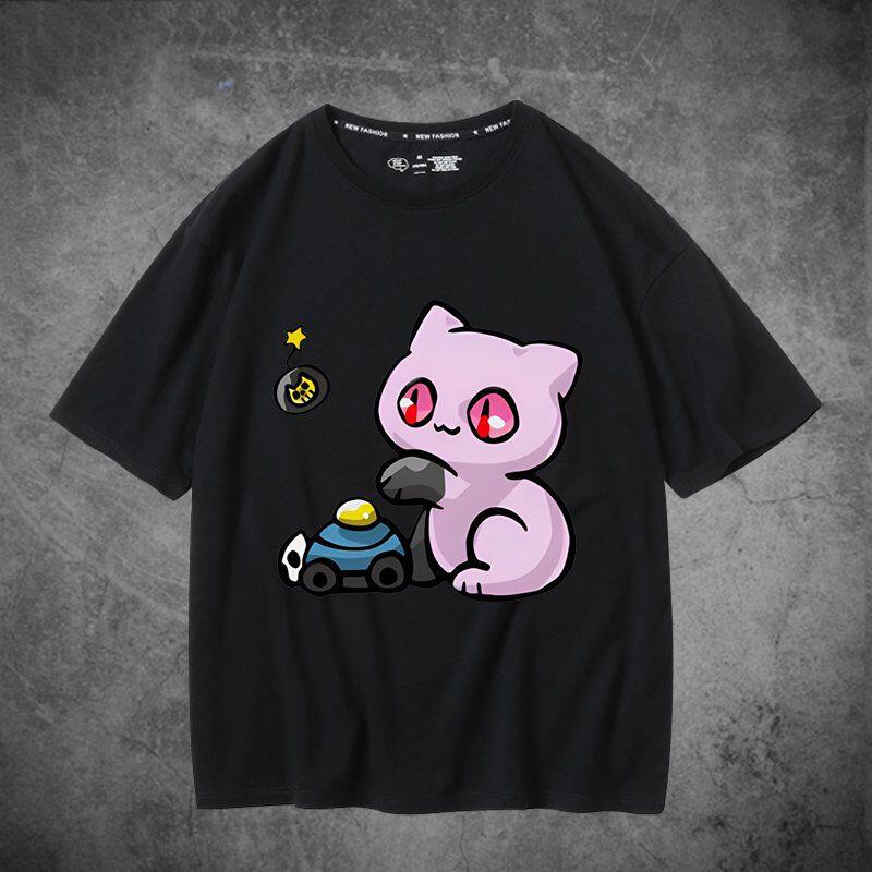 「tops」JOJO キャラクター Killer Queen プリント 男女兼用  半袖Ｔシャツ 6色YS8478