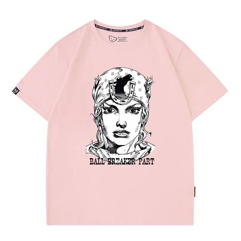 「tops」JOJO キャラクター プリント 男女兼用 半袖Tシャツ 7色YS8370