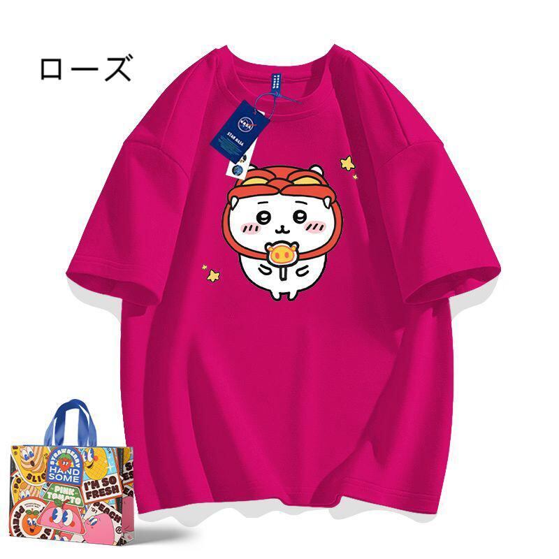 「tops」ちいかわ アニメ プリント 男女兼用 半袖Ｔシャツ 6色YS8531