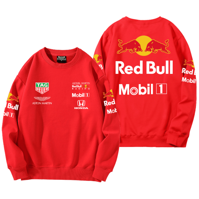 【裏起毛あり】「tops」Red Bull racing チーム  個性派 ロゴプリント スウェット（ 男女兼用）YS8973