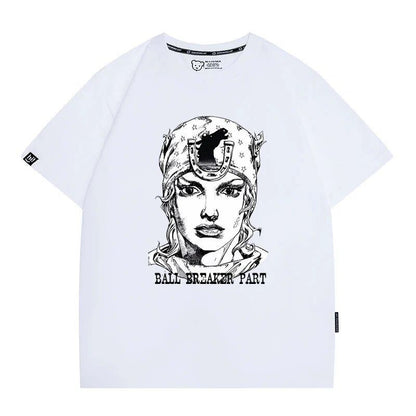 「tops」JOJO キャラクター プリント 男女兼用 半袖Tシャツ 7色YS8370