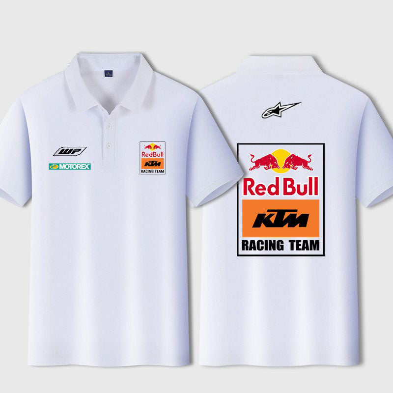 「tops」racing チーム クラブ ロゴプリント 半袖Tシャツト全3色-YS9250