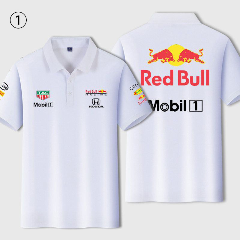 「tops」racing チーム クラブ ロゴプリント 半袖Tシャツ全4色-YS9252