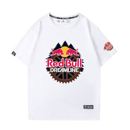 「tops」racing チーム クラブ ロゴプリント 半袖Tシャツ全4色-YS9266