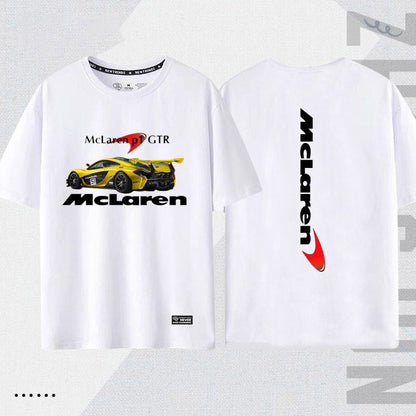 「tops」racing チーム クラブ ロゴプリント 半袖Tシャツ 全6色-YS9270