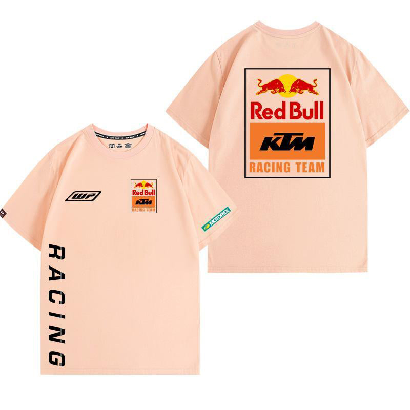 「tops」racing チーム クラブ ロゴプリント 半袖Tシャツ全9色-YS9256