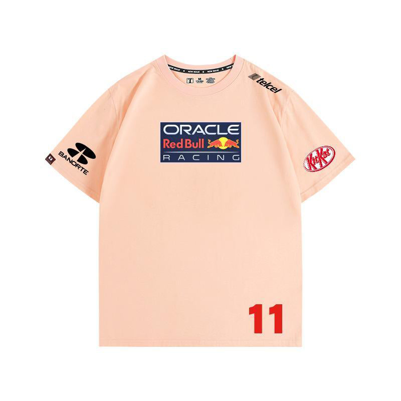 「tops」racing チーム クラブ ロゴプリント 半袖Tシャツト全9色-YS9255