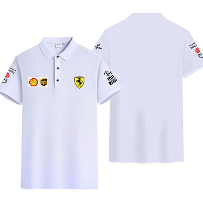 「tops」racing チーム クラブ ロゴプリント レーシングスーツ半袖Tシャツ6色YS9143