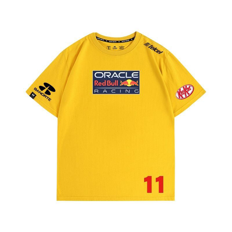 「tops」racing チーム クラブ ロゴプリント 半袖Tシャツト全8色-YS9167