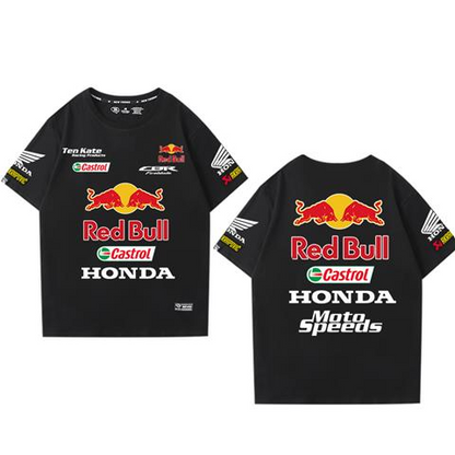 「tops」racing チーム クラブ ロゴプリント 半袖Tシャツ 全6色-YS9165