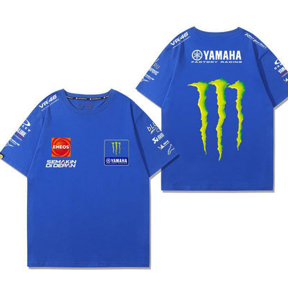 「tops」racing チーム クラブ ロゴプリント 半袖Tシャツ全9色-YS9273