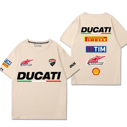 「tops」racing チーム クラブ ロゴプリント 半袖Tシャツト全9色-YS9169